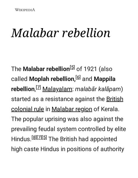 The Malabar Rebellion, a Multifaceted Uprising Against Colonial Rule and British Exploitation in Kerala